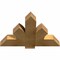 Ekena Millwork Redmond Rough Sawn Timber Gable Bracket, Western Red Cedar, 36"W x 24"H x 4"D x 6"F, 16/12 Pitch GBW036X24X0406RED00RWR - alternate 5